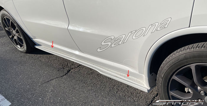Custom Dodge Durango  SUV/SAV/Crossover Side Skirts (2011 - 2025) - $590.00 (Part #DG-017-SS)